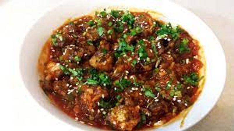 Try this tasty mushroom Manchuria recipe full details are here