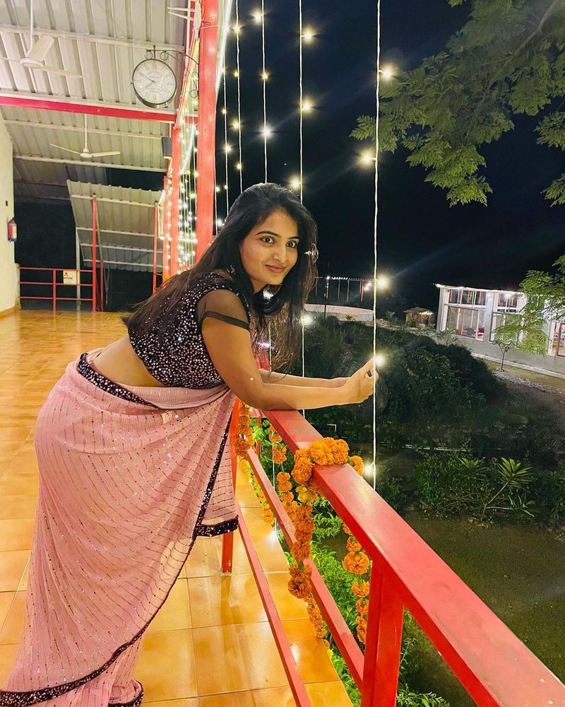 ananya nagalla hip show mind blowing diwali special hot pics mesmerizing