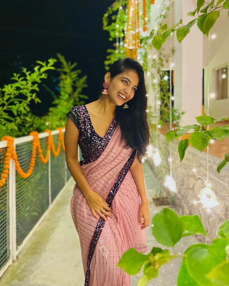 ananya nagalla hip show mind blowing diwali special hot pics mesmerizing