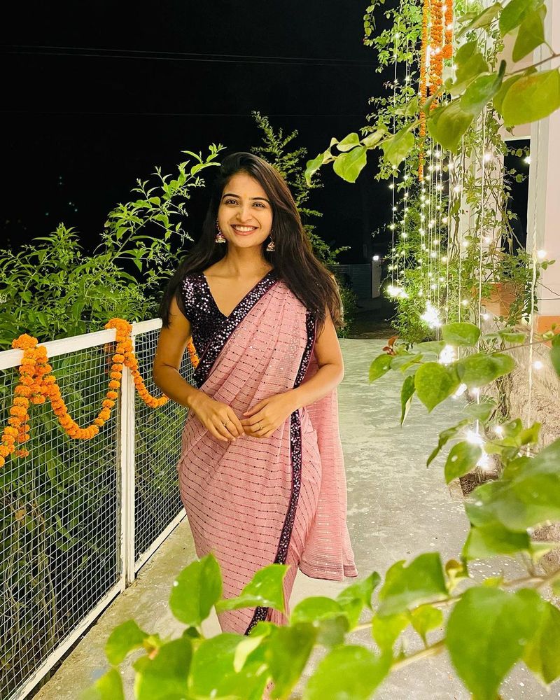 ananya nagalla hip show mind blowing diwali special hot pics mesmerizing
