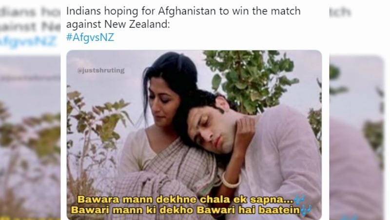 T20 World Cup 2021, Indian netizens share memes in support of Afghanistan to beat New Zealand spb