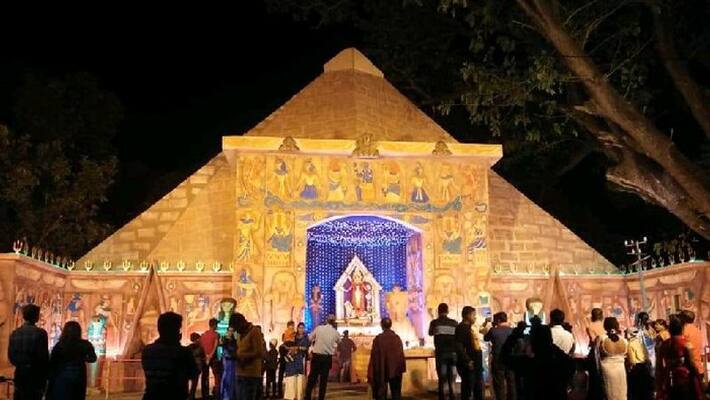 Kalipuja 2021-Theme Puja on Pyramid amazed People in Murshidabad bpsb Kalipuja 2021-Theme Puja on Pyramid amazed People in Murshidabad bpsb