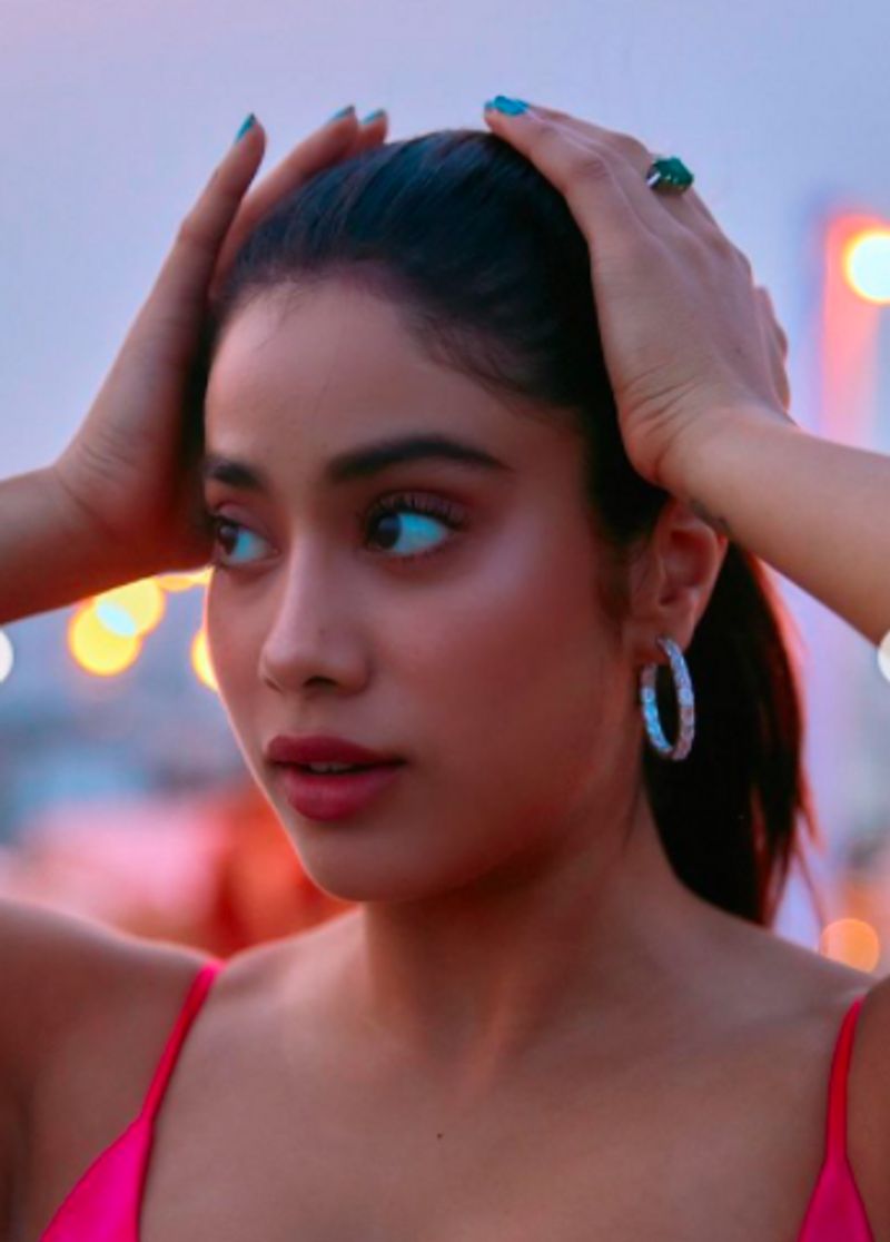 Barbie baby Janhvi Kapoor in hot pink mini dress goes glam in new pics dpl