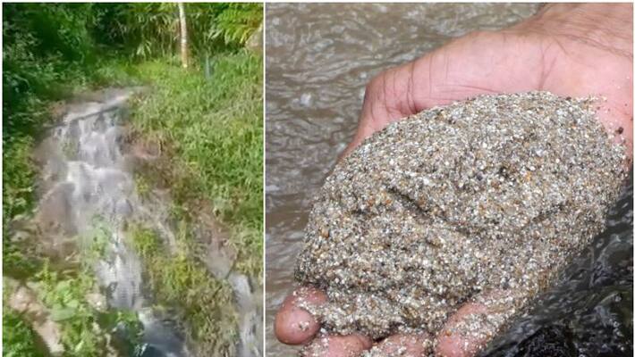 white color spring formed with rain in idukki white color spring formed with rain in idukki