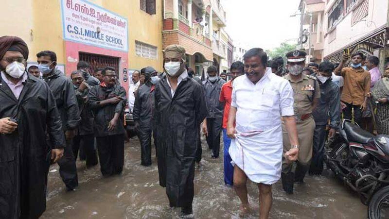 chennai flood affected areas...CM stalin visits