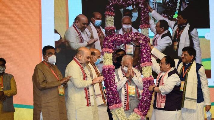 BJP National executive meeting on sunday, main agenda upcoming Assembly Elections in five states DVG BJP National executive meeting on sunday, main agenda upcoming Assembly Elections in five states DVG