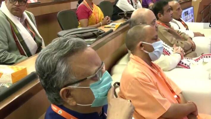 BJP CMs party presidents discuss upcoming elections in 5 states at national executive meeting pod BJP CMs party presidents discuss upcoming elections in 5 states at national executive meeting pod