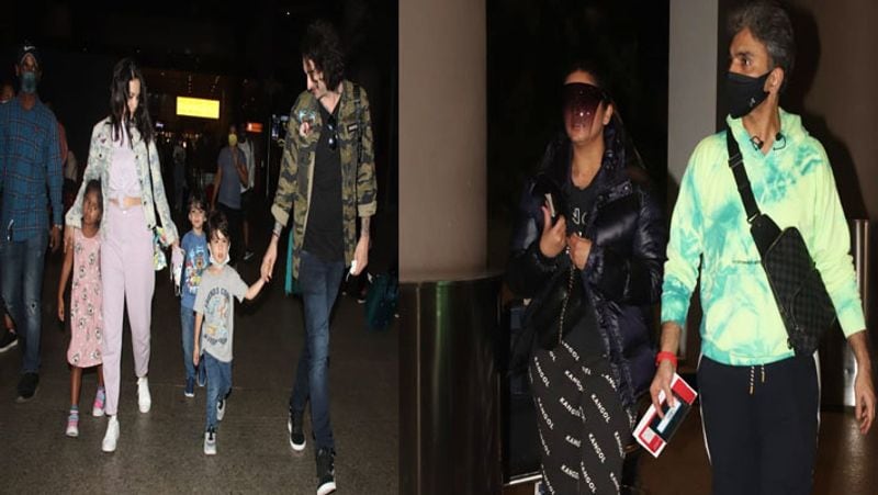 Sunny Leone Huma Qureshi was spotted at the airport