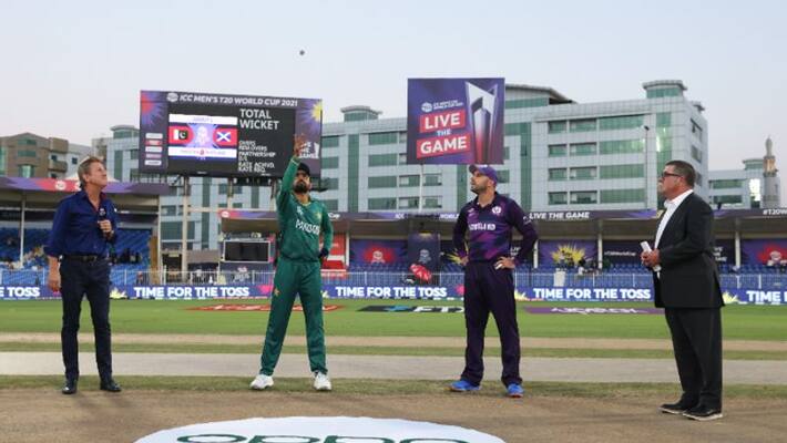 T20 World Cup 2021 PAK vs SCO Toss Pakistan opt to bat T20 World Cup 2021 PAK vs SCO Toss Pakistan opt to bat