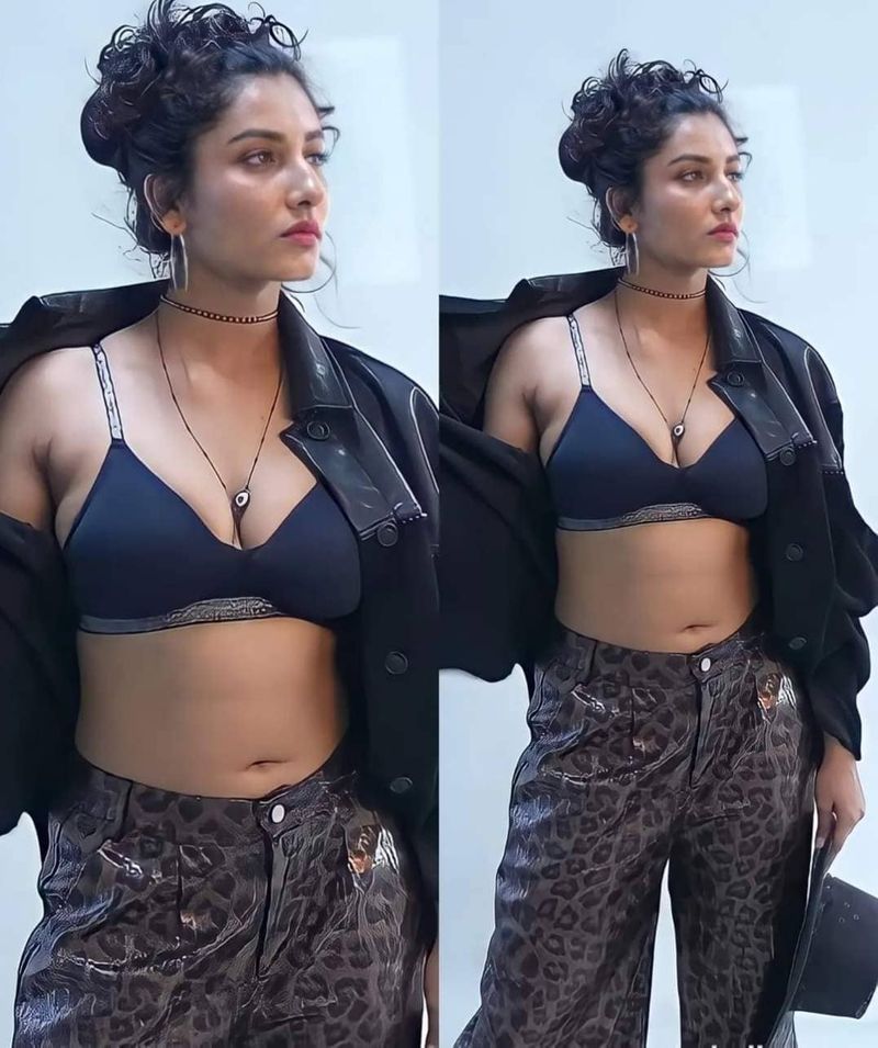 anchor vishnu priya open button showing without bra netizens trolling