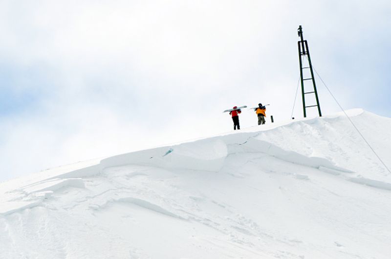 climate change highest ski resort in the world turned into ghost town