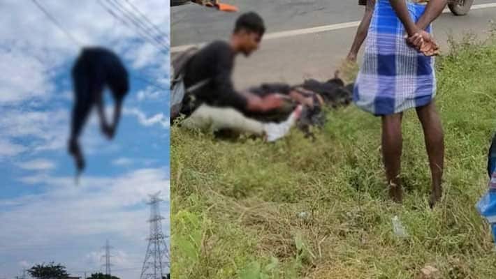 Dindigul near road accident...2 people dead Dindigul near road accident...2 people dead