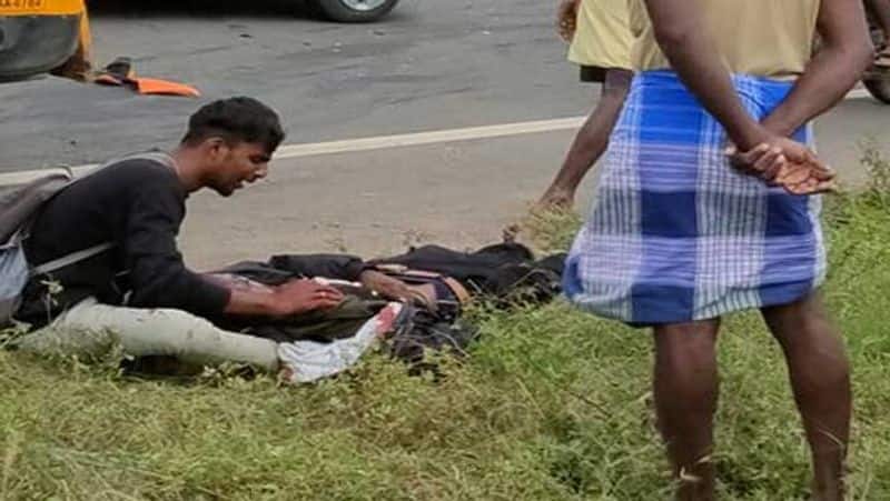 Dindigul near road accident...2 people dead