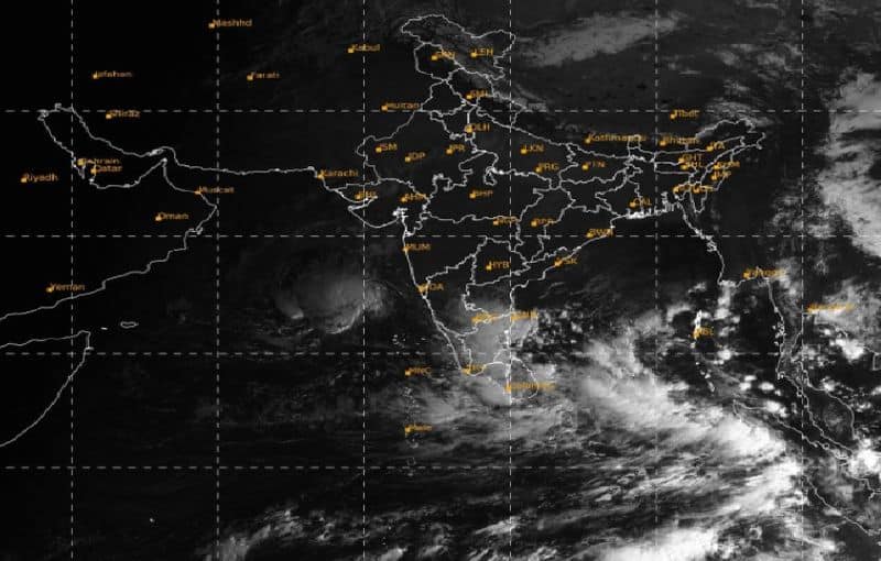 new low pressure area in Tamil Nadu is getting stronger as a low pressure zone