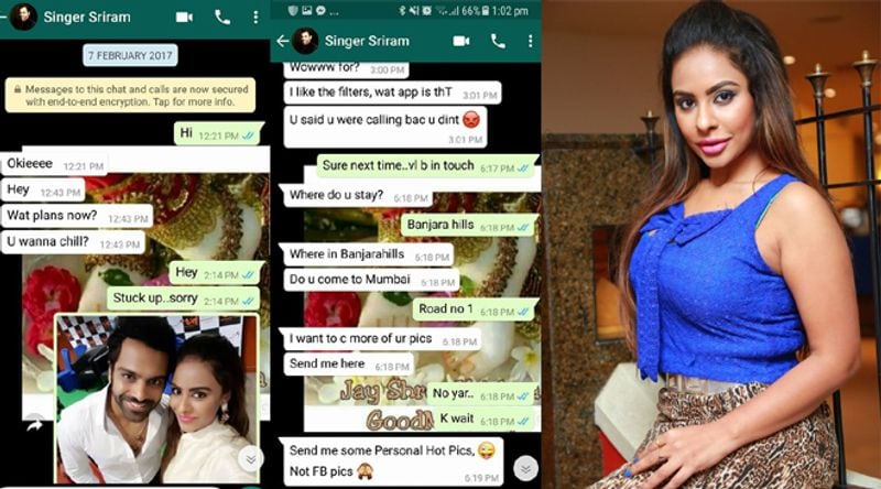 fire brand srireddy leaks bigg boss telugu 5 contestant sreerama chandra