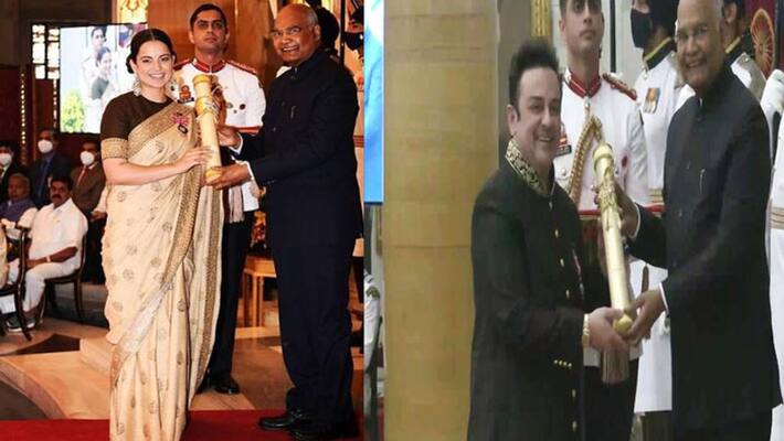 Kangana Ranaut Adnan Sami honoured with the prestigious Padma Shri award NTP Kangana Ranaut Adnan Sami honoured with the prestigious Padma Shri award NTP