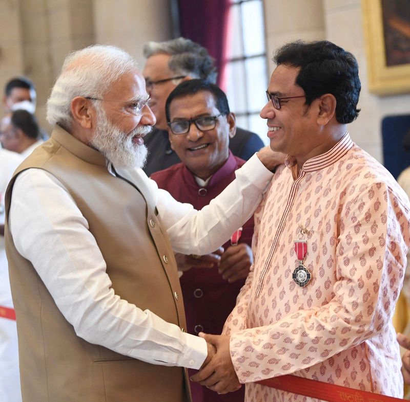 Prime Minister Narendra Modi Meeting Padma Awardees and Their Relatives