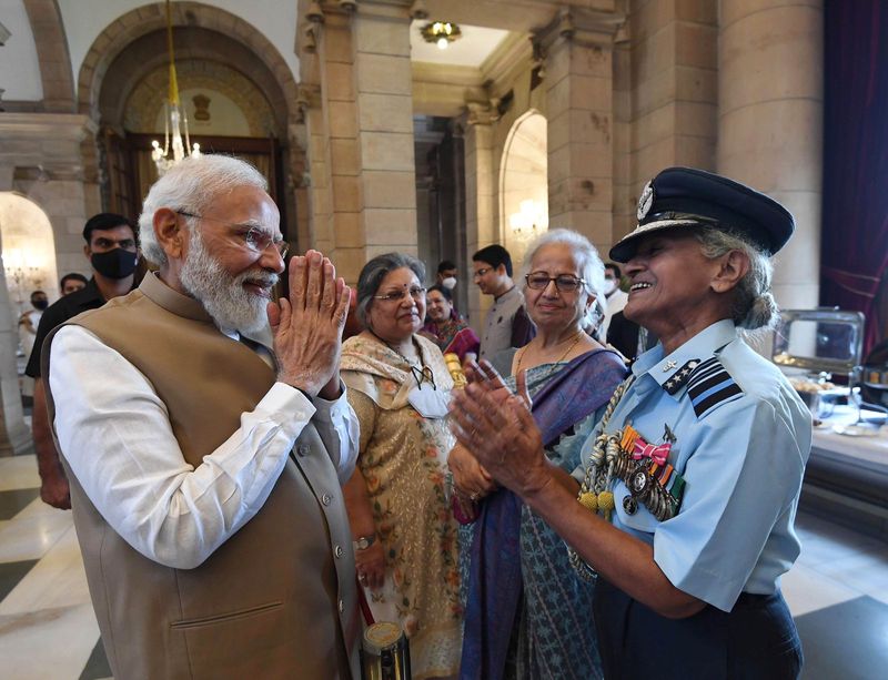 Prime Minister Narendra Modi Meeting Padma Awardees and Their Relatives