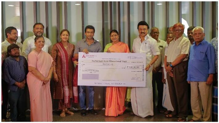 No Irular Foundation ... Dravidatanam in the Rs 1 crore donation given by Surya ..!? No Irular Foundation ... Dravidatanam in the Rs 1 crore donation given by Surya ..!?