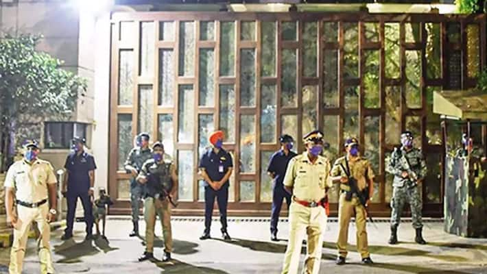 Mumbai Reliance Industry Mukesh Ambani Antilia security increased Mumbai Reliance Industry Mukesh Ambani Antilia security increased