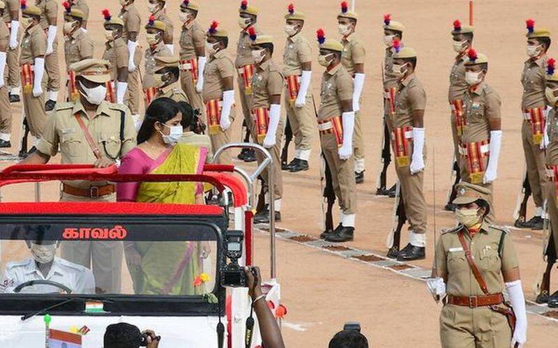 Tamil Nadu celebrates female police officer .. Suicide attempet