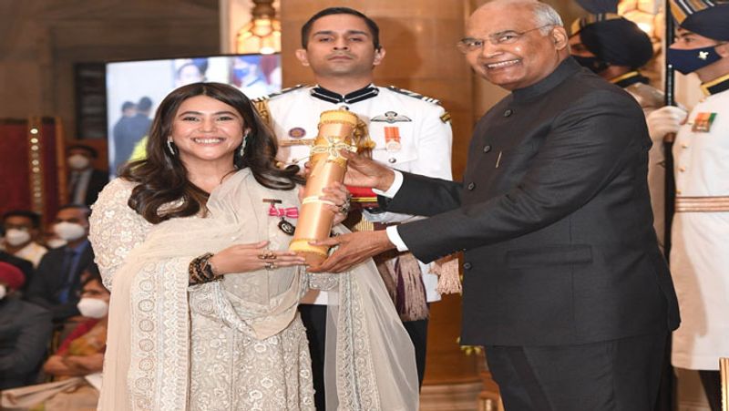 Kangana Ranaut adnan sami karan johar ekta kapoor honoured with padam shri award see pic here NTP