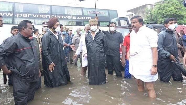 Edappadi vist only after the rain stopped. Stalin came in the pouring rain. Ma.su proud. Edappadi vist only after the rain stopped. Stalin came in the pouring rain. Ma.su proud.