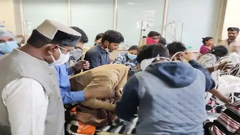 Photos fire at Kamla Nehru Children Hospital in Bhopal families of children seen in sorrow and anger UDT