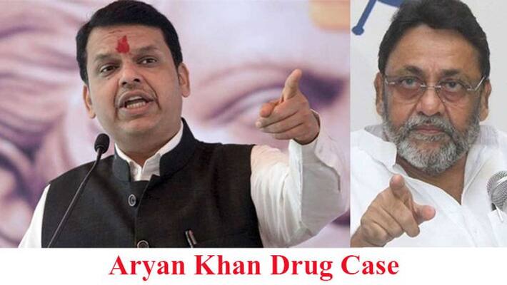 Aryan Khan Drug Case, Devendra Fadnavis became aggressive against Nawab Malik KPA Aryan Khan Drug Case, Devendra Fadnavis became aggressive against Nawab Malik KPA