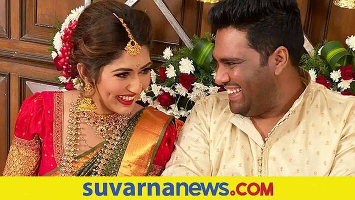 Kannada actress Priyanka Chincholi share traditional wedding invite vcs Kannada actress Priyanka Chincholi share traditional wedding invite vcs