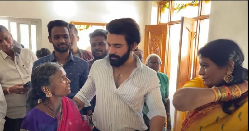 gangavva house warming ceremony bigg boss 4 akhil savitri hul chul photos viral