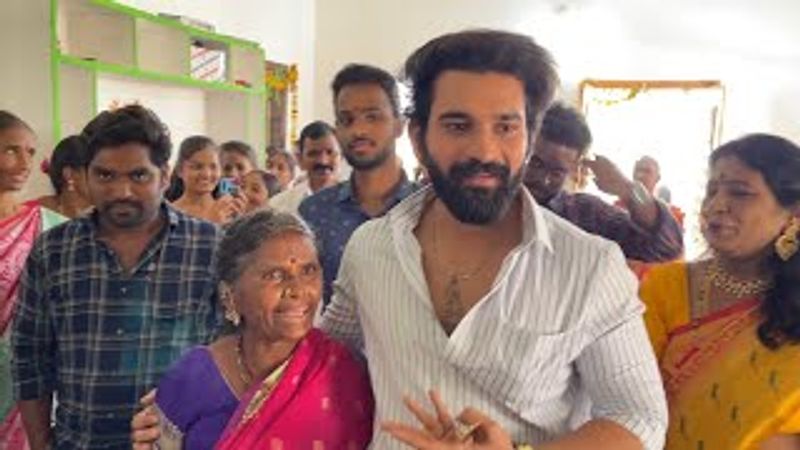 gangavva house warming ceremony bigg boss 4 akhil savitri hul chul photos viral