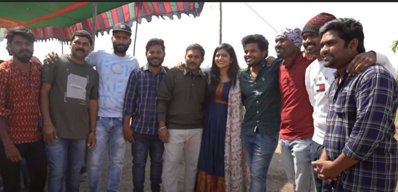 gangavva house warming ceremony bigg boss 4 akhil savitri hul chul photos viral