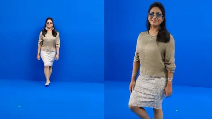 Actress Rini Raj with super photoshoot video responds by fans and colleagues Actress Rini Raj with super photoshoot video responds by fans and colleagues