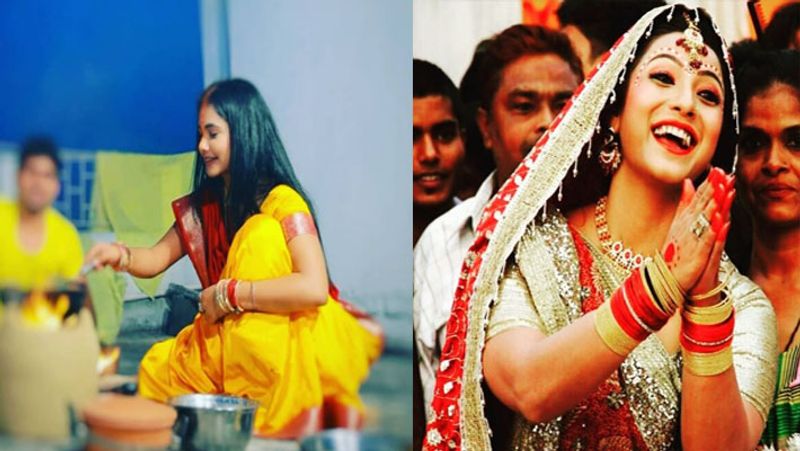 Chhath Puja 2021 Bhojpuri actress including trisha kar madhu is celebrating Chhath NTP