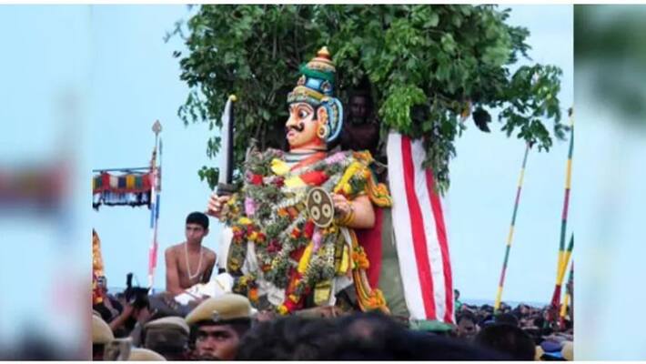 Kanda Sashti: Arogara for Vetrivel Murugan .. Surasamaharam without devotees in Thiruchendur.! Kanda Sashti: Arogara for Vetrivel Murugan .. Surasamaharam without devotees in Thiruchendur.!