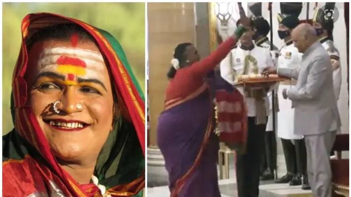 transgender folk dancer Manjamma Jogati received Padma Shri transgender folk dancer Manjamma Jogati received Padma Shri