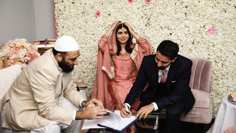 nobel laureate Malala Yousafzai married his friend asar in birmingham shared photos on social media KPA