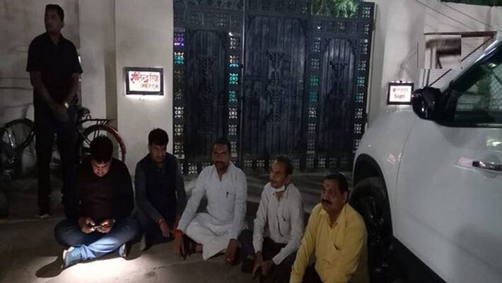 Chandla BJP MLA Rajesh Prajapati alleges Collector not meeting him as he is dalit stages sit-in outside his bungalow UDT Chandla BJP MLA Rajesh Prajapati alleges Collector not meeting him as he is dalit stages sit-in outside his bungalow UDT