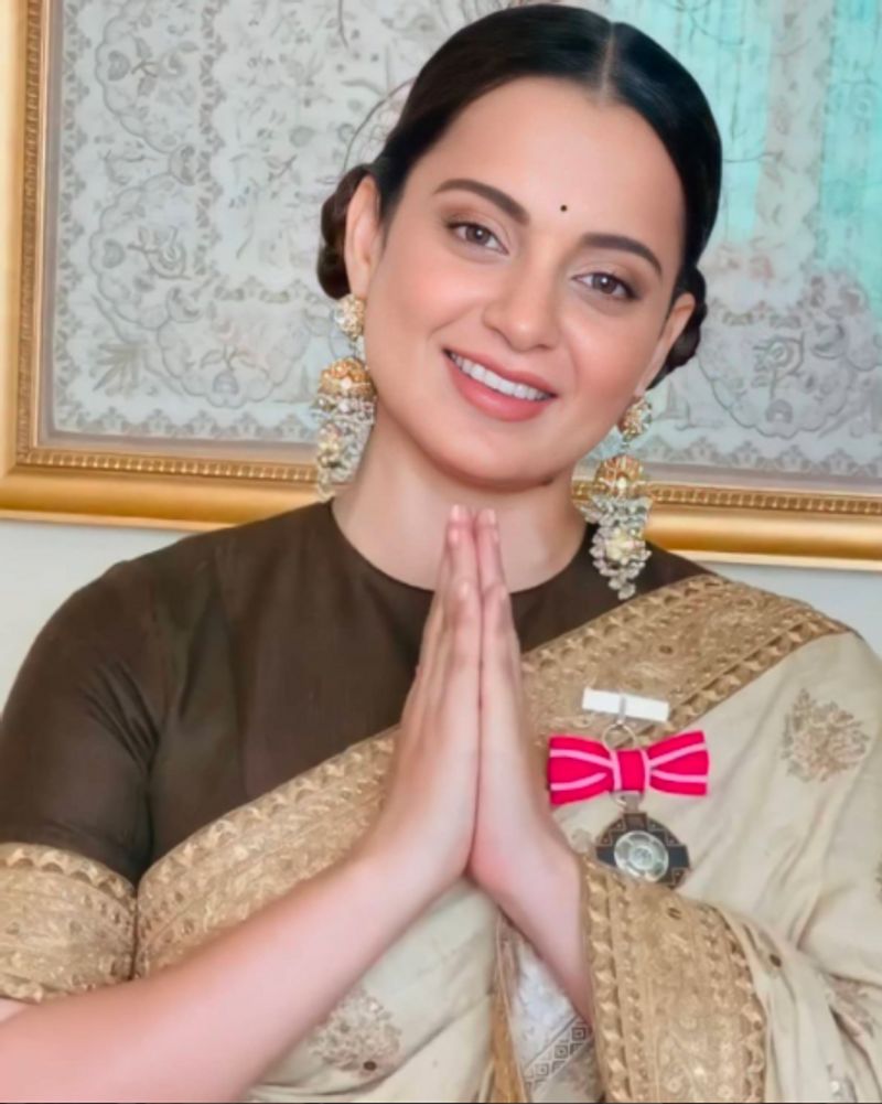 Those who ask why I give opinion on social political issues this award is my answer to them says Kangana Ranaut dpl