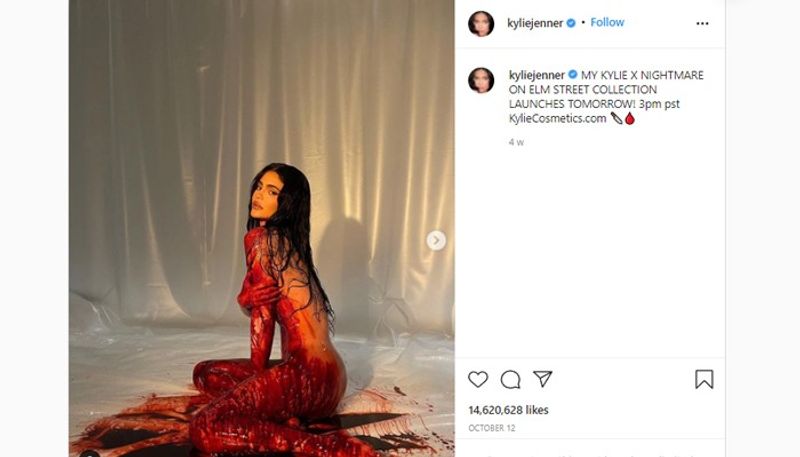 Kylie Jenner gets trolled for her Nude Bloody Picture mah