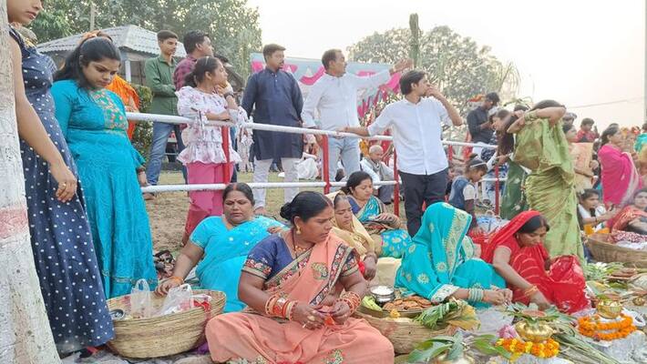 Chhath Puja 2021, bihar jharkhand, draupadi did surya puja in nagadi ranchi stb Chhath Puja 2021, bihar jharkhand, draupadi did surya puja in nagadi ranchi stb