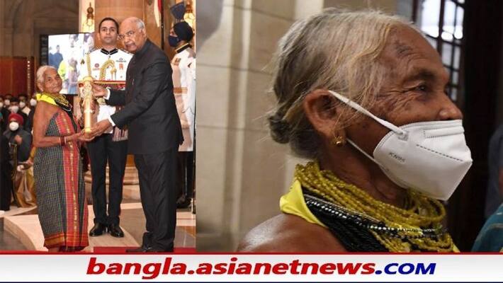 Netizens greet Padma Shri awarder winner and environmentalist Tulsi Gowda bsm Netizens greet Padma Shri awarder winner and environmentalist Tulsi Gowda bsm