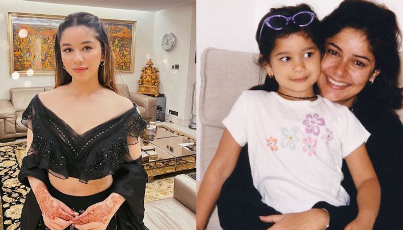 Sara Tendulkar Shares too hot black dress pics and wishes her mom Anjali Tendulkar