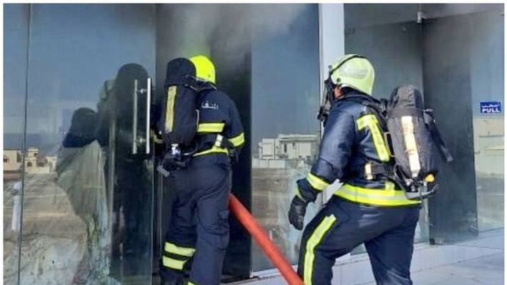 fire broke out at commercial store in oman fire broke out at commercial store in oman
