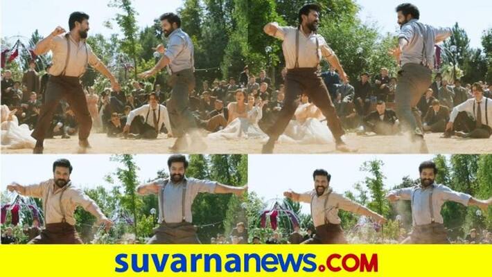 pan india movie rrr Halli Naatu Lyrical video out starred ram charan and ntr gvd pan india movie rrr Halli Naatu Lyrical video out starred ram charan and ntr gvd