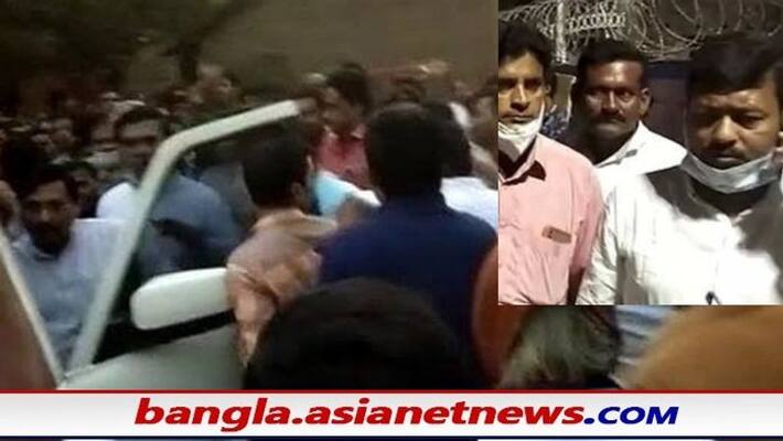 Minister and MLA of TMC attacked in Murshidabad car was vandalized bsm Minister and MLA of TMC attacked in Murshidabad car was vandalized bsm