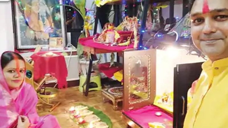 Chhath Puja 2021, Chhath Puja Celebration at the house of First Secretary of Indian Embassy in Philippines Nishikant kpa