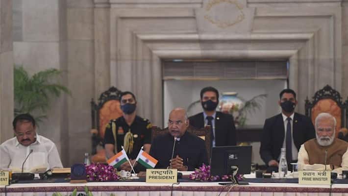 President Ram Nath Kovind addressing the 51st Conference of Governors and Lt Governors today at Rashtrapati Bhavan KPA President Ram Nath Kovind addressing the 51st Conference of Governors and Lt Governors today at Rashtrapati Bhavan KPA