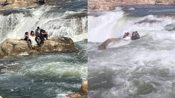viral video of Pre wedding photoshoot turns into nightmare viral video of Pre wedding photoshoot turns into nightmare